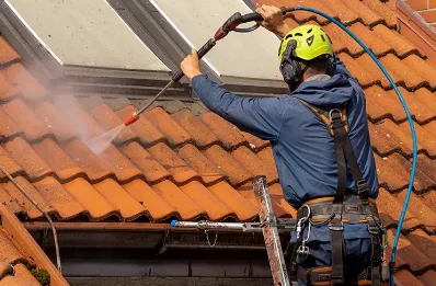Démoussage et hydrofuge de toiture à Ossas-Suhare